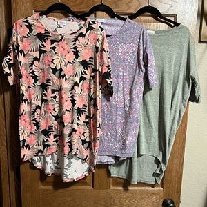Lularoe Irma 3 shirt bundle